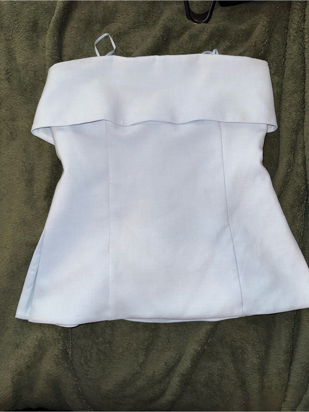 Aritzia Element Tube Top Light Blue Size 2